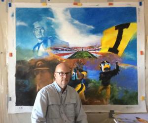 Artist Stan Fellows Adds To University Series